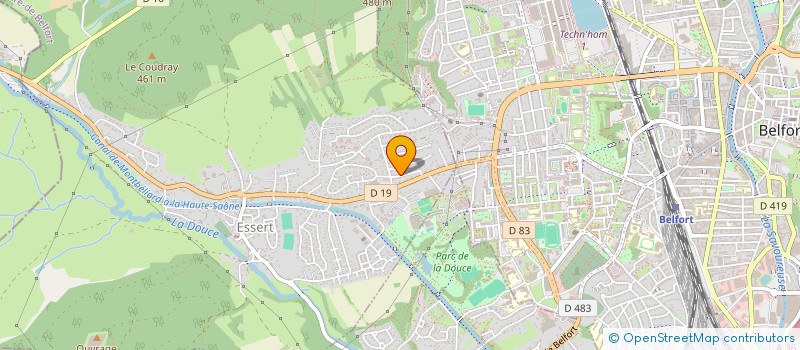 localisation de l'entreprise SOC ARTISANALE DU BATIMENT à ESSERT