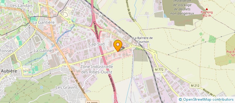 localisation de l'entreprise SOC ARVERNOISE DE TRAITEMENT DES EAUX à AUBIERE