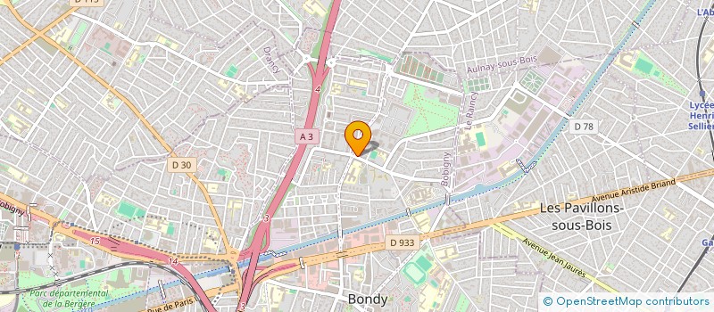 localisation de l'entreprise SOC ASSAINISSEMENT NIVELLEMENT REMBLAI à BONDY