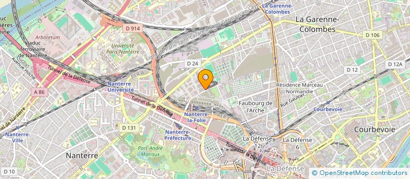 localisation de l'entreprise SOC ASSAINISSEMENT RATIONNEL à NANTERRE