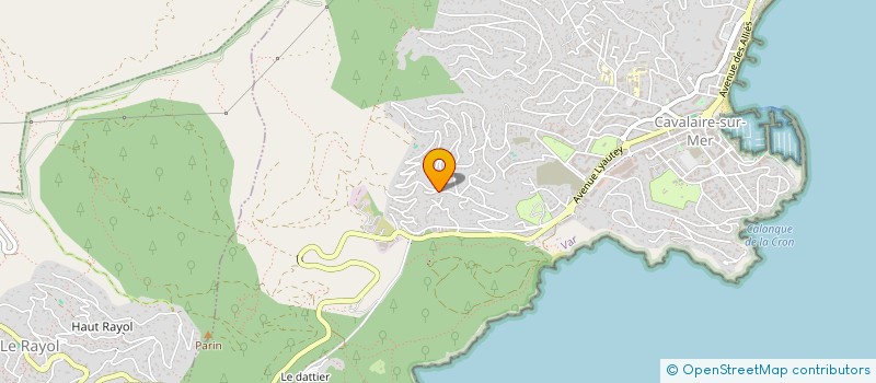 localisation de l'entreprise SOC ASSAINISSEMENT TRAVAUX PUBLICS à CAVALAIRE-SUR-MER