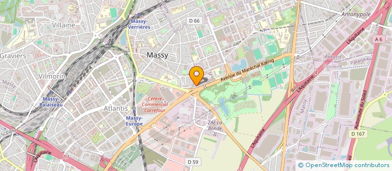 localisation de l'entreprise SOC ASSIST GESTION ENTREPR PARTICULIERS à MASSY