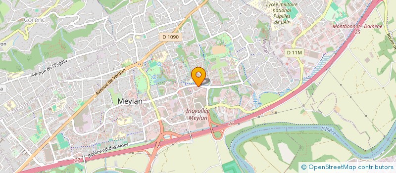 localisation de l'entreprise SOC ASSIST MULTI SERVIC AUX ENT ET PART à MEYLAN
