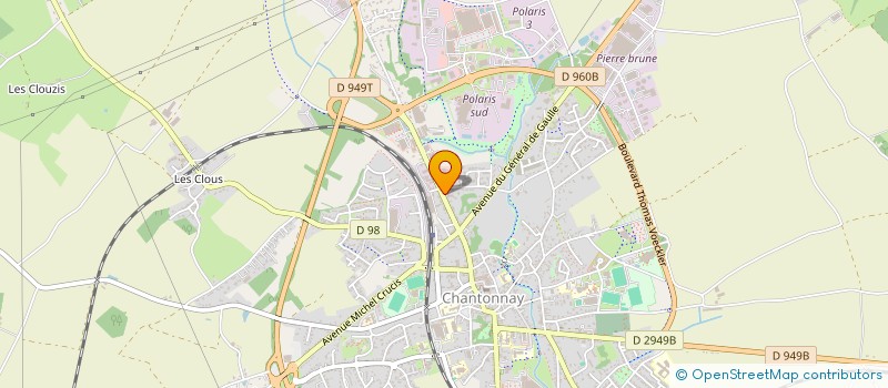 localisation de l'entreprise SOC ASSIST TECHNIQ INDUS ELEC PNEU HYDRA à CHANTONNAY