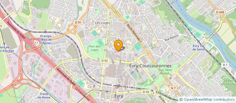 localisation de l'entreprise SOC ASSIST VENTE EXPLOIT SERVIC à EVRY-COURCOURONNES