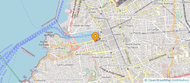 localisation de l'entreprise SOC ASSISTANCE COMMERCANTS ENTREPRISES à MARSEILLE