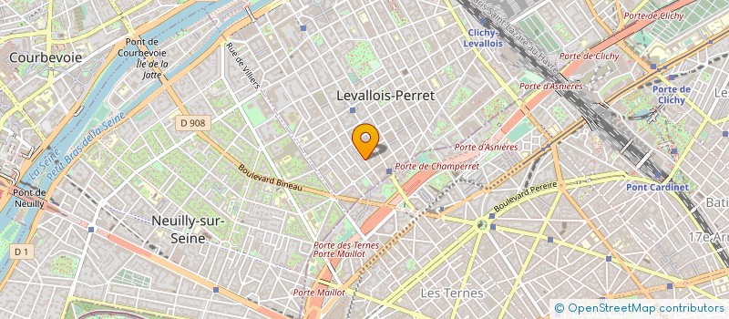 localisation de l'entreprise SOC ASSISTANCE COMPTAB ORGANIS à LEVALLOIS-PERRET