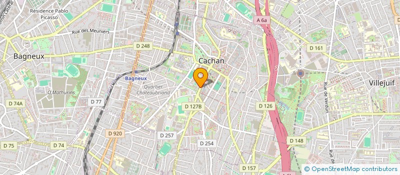 localisation de l'entreprise SOC ASSISTANCE ET CONSEILS ENTREPRISES  CACHAN