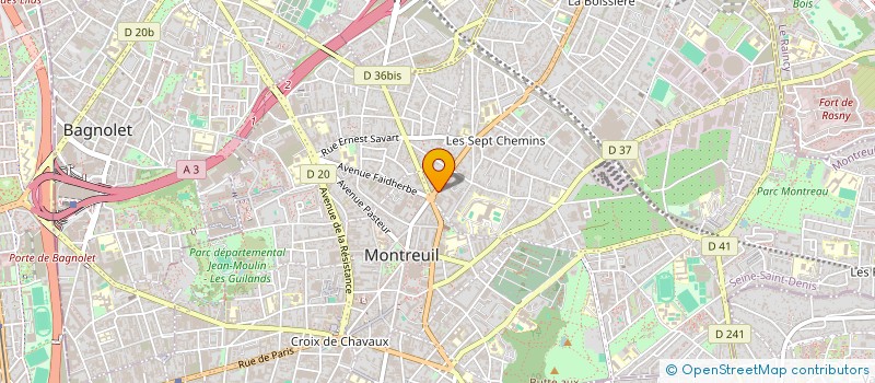 localisation de l'entreprise SOC ASSISTANCEGESTION DES CREDITS CLIENT à MONTREUIL