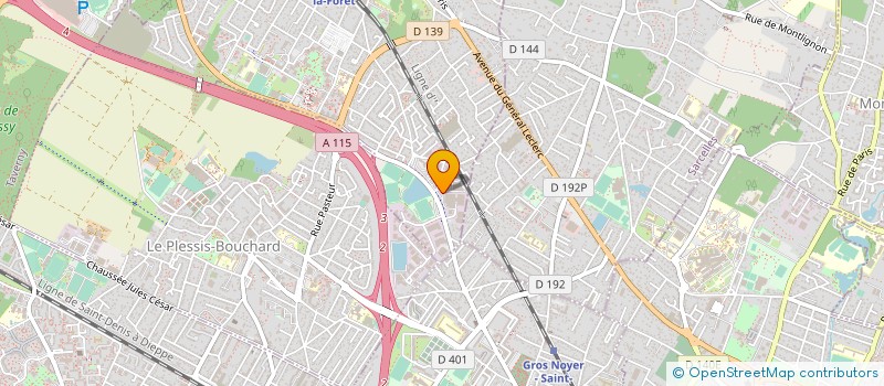 localisation de l'entreprise SOC ATELIER TRAVAUX BAT STEPHANE VUE  SAINT-LEU-LA-FORET