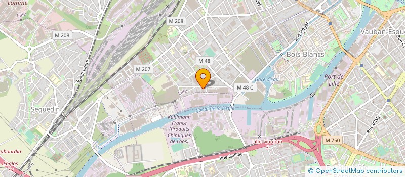 localisation de l'entreprise SOC ATELIERS MM à LILLE
