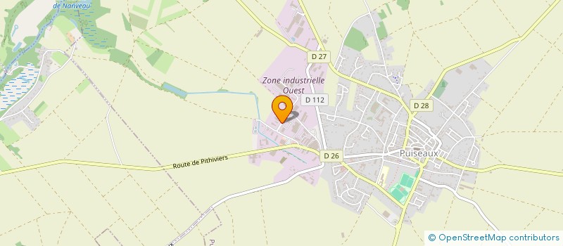 localisation de l'entreprise SOC ATELIERS PIERRE GINET à PUISEAUX