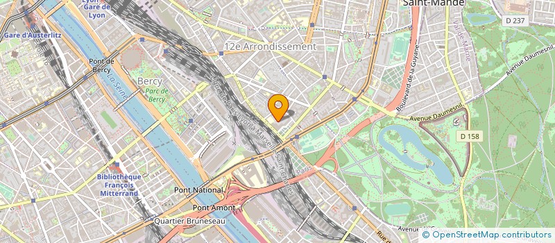 localisation de l'entreprise SOC ATHLETIQUE DE MONTROUGE PARIS 12E  PARIS