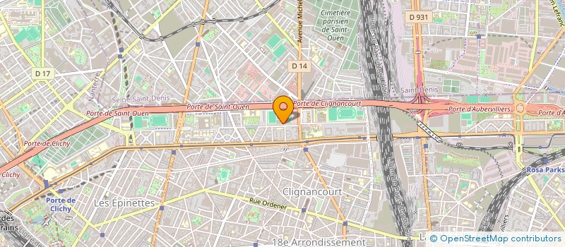 localisation de l'entreprise SOC ATHLETIQUE MONTMARTROISE  PARIS