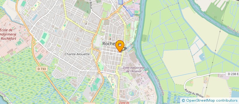 localisation de l'entreprise SOC ATLANTIQUE INV PROMOTION IMMOBILIERE  ROCHEFORT