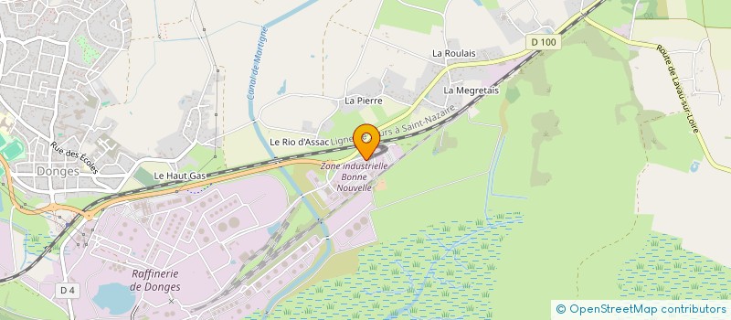 localisation de l'entreprise SOC ATLANTIQUE TUBES ACCESS ROBINETTERIE  DONGES