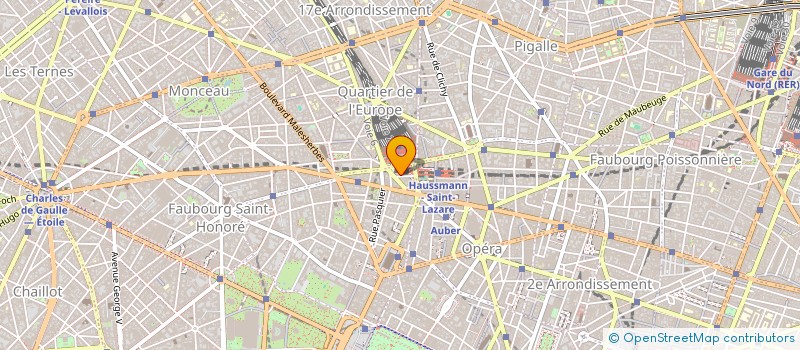 localisation de l'entreprise SOC ATYS à PARIS