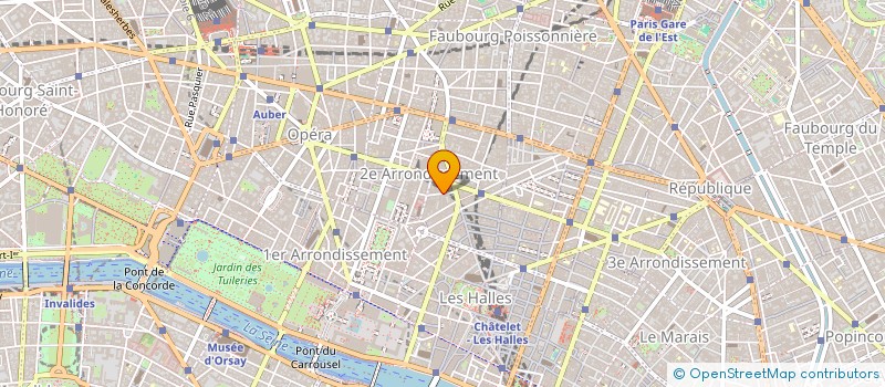 localisation de l'entreprise SOC AU COQ HARDI à PARIS