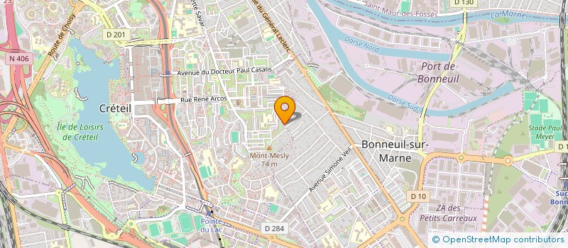 localisation de l'entreprise SOC AU SERVICE DE LA CITE  BONNEUIL-SUR-MARNE