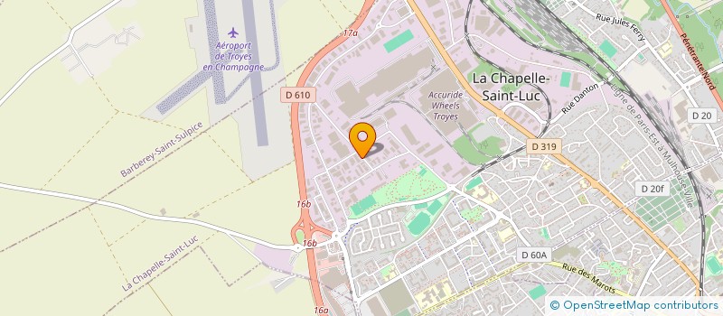 localisation de l'entreprise SOC AUBOISE DE TRANSPORTS INTERNATIONAUX à LA CHAPELLE-SAINT-LUC
