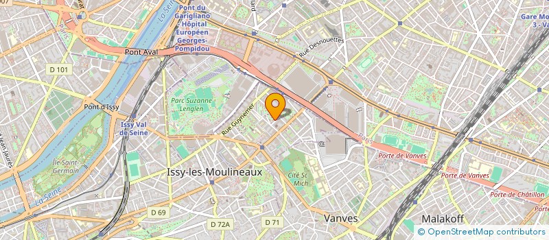 localisation de l'entreprise SOC AUDIO VISUEL COMMUNICATION à ISSY-LES-MOULINEAUX