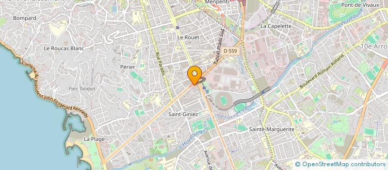 localisation de l'entreprise SOC AUDIT ET ANALYSE FINANCIERE  MARSEILLE