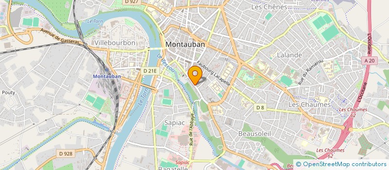 localisation de l'entreprise SOC AUDIT GESTION EXPERTISE COMPTABLE à MONTAUBAN