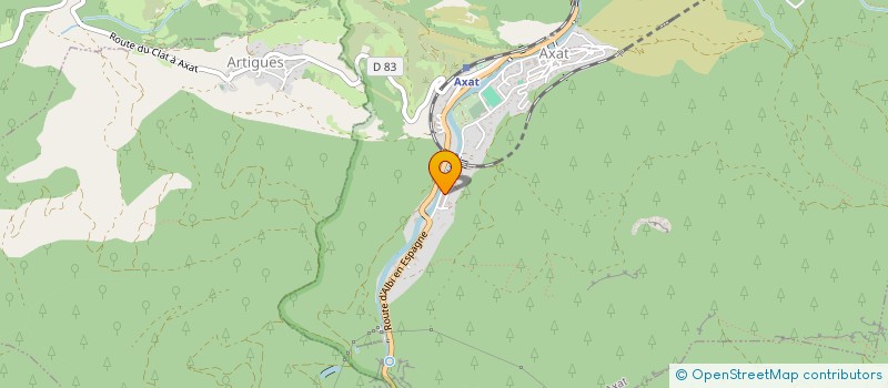 localisation de l'entreprise SOC AUDOIS TRPT EXPL FORES CARBONISATION  AXAT