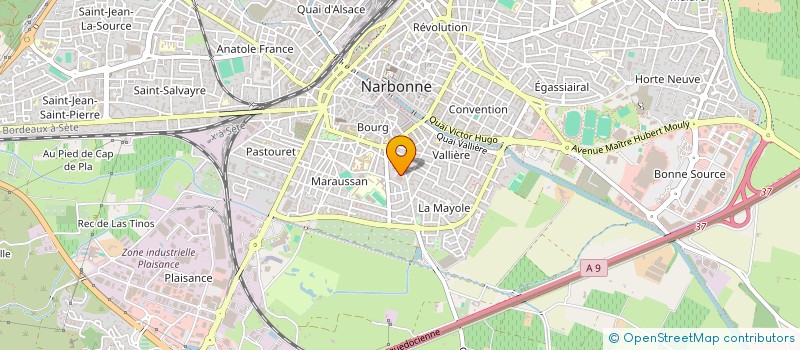 localisation de l'entreprise SOC AUDOISE DE VEHICULES INDUSTRIELS à NARBONNE
