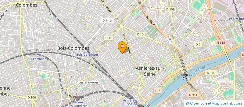 localisation de l'entreprise SOC AUGRAND MARISSAL à ASNIERES-SUR-SEINE