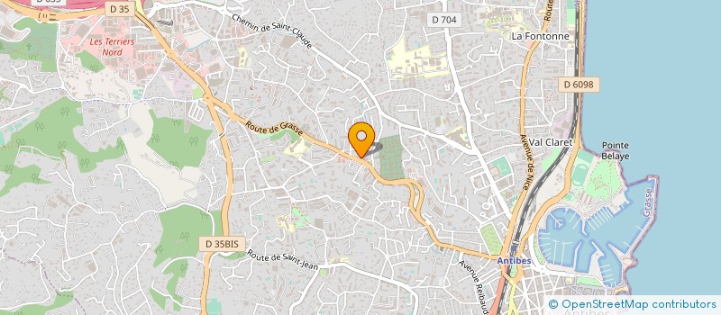 localisation de l'entreprise SOC AUTO SERVICES à ANTIBES