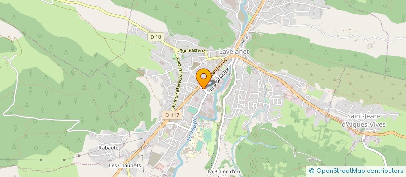 localisation de l'entreprise SOC AUTOM REGUL ELECT GENERALE à LAVELANET