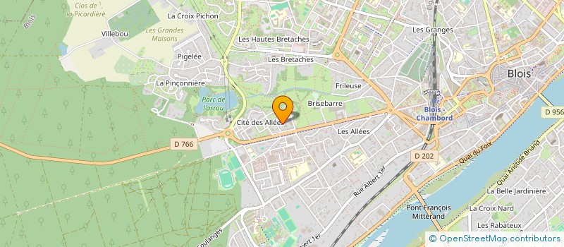 localisation de l'entreprise SOC AUTOMAT APPLICAT FROID INDUST CLIMAT à BLOIS