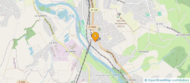 localisation de l'entreprise SOC AUTOMATISATION GAUDIAS & BERGERON  ABREST