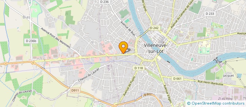 localisation de l'entreprise SOC AUTOMOBILE DU LOT ET GARONNE à VILLENEUVE-SUR-LOT
