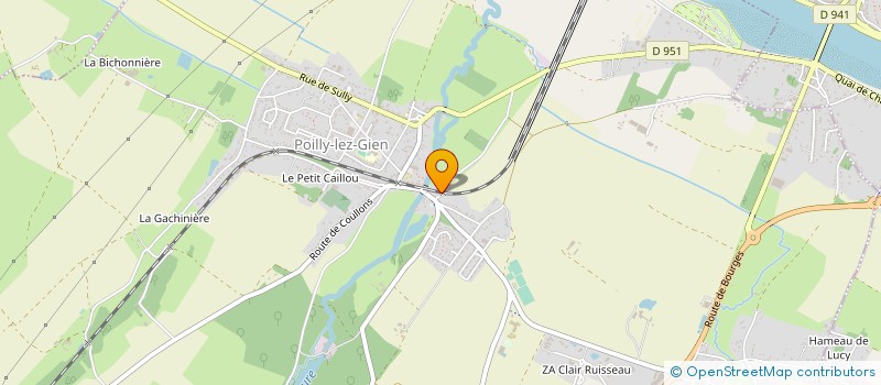 localisation de l'entreprise SOC AUTOMOBILE GIENNOISE à POILLY-LEZ-GIEN