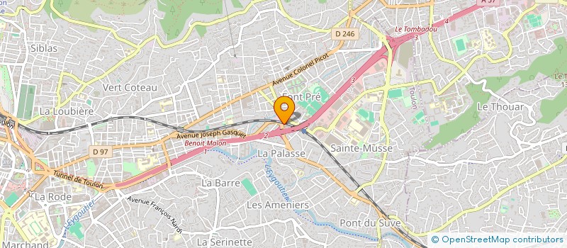 localisation de l'entreprise SOC AUTOMOBILE PUGETOISE à TOULON