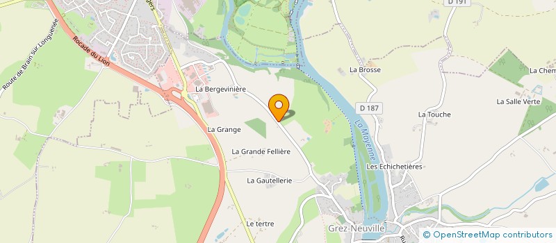 localisation de l'entreprise SOC AUTOMOBILE VERNOISE MARCILLE à ERDRE-EN-ANJOU