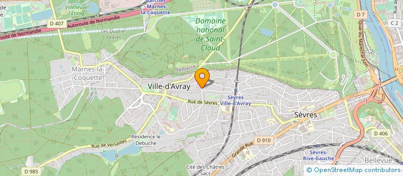 localisation de l'entreprise SOC AUTONOME D ETUDES ET DE CONSTRUCTION à VILLE-D'AVRAY