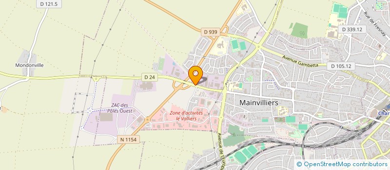 localisation de l'entreprise SOC AUTONOME DE RESTAURATION EUROPEENNE à MAINVILLIERS