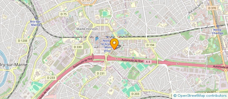 localisation de l'entreprise SOC AUXIL MATER EQUIPEMENT ENVIRONNEMENT  NOISY-LE-GRAND