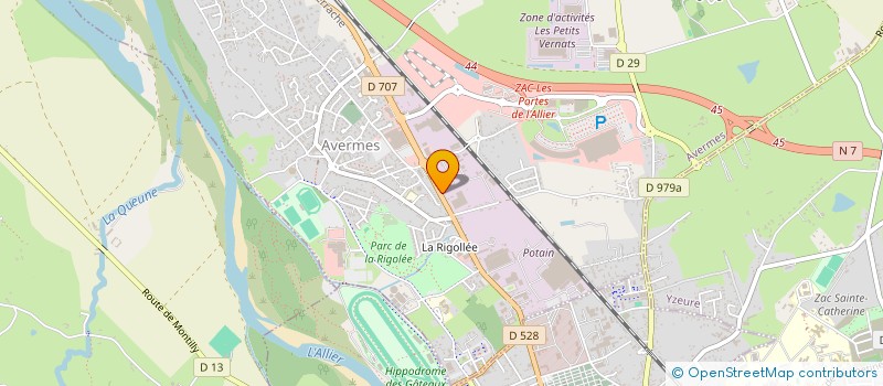 localisation de l'entreprise SOC AUXIL MATERIEL CENTRE AUVERGNE  AVERMES