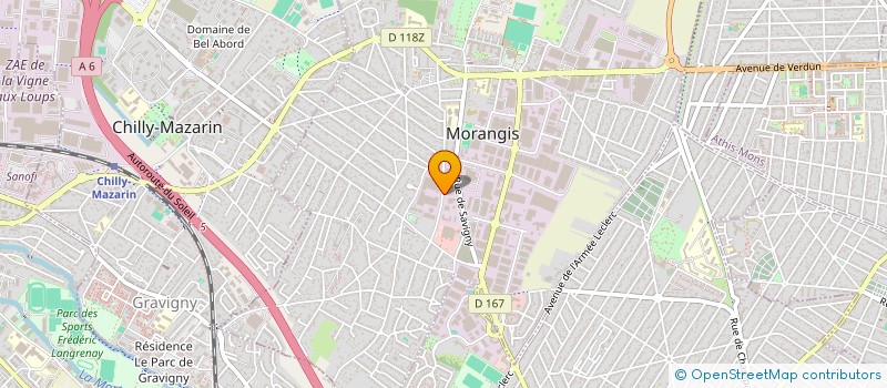 localisation de l'entreprise SOC AUXIL MATERIEL LOSER à MORANGIS