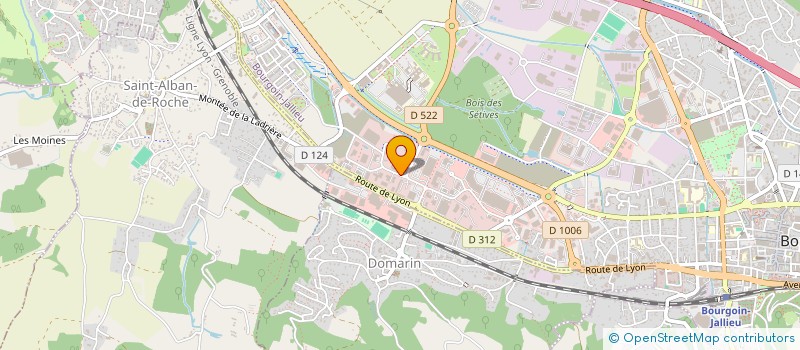 localisation de l'entreprise SOC AUXIL RECUPER INDUSTRIELLE à BOURGOIN-JALLIEU