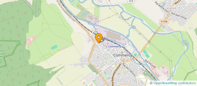 localisation de l'entreprise SOC AUXILIAIRE APPROVISIONNEMENT MEUSE à COMMERCY