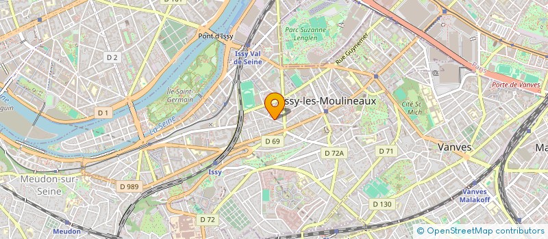 localisation de l'entreprise SOC AUXILIAIRE ARTICLE CAOUTCHOUC à ISSY-LES-MOULINEAUX