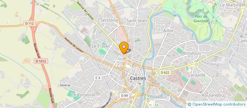 localisation de l'entreprise SOC AUXILIAIRE D INGENIERIE à CASTRES