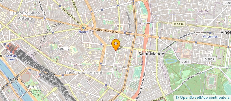 localisation de l'entreprise SOC AUXILIAIRE DE MATERIEL SOFRAVEM à PARIS