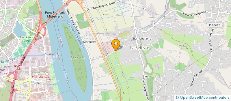 localisation de l'entreprise SOC AUXILIAIRE GESTION EXPLOITATION  LATRESNE