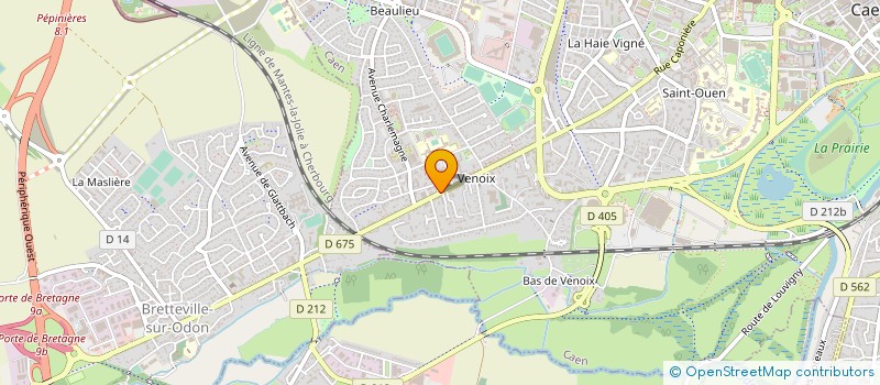 localisation de l'entreprise SOC AUXILIAIRE MATERIEL DE LA SOC RUFA à CAEN